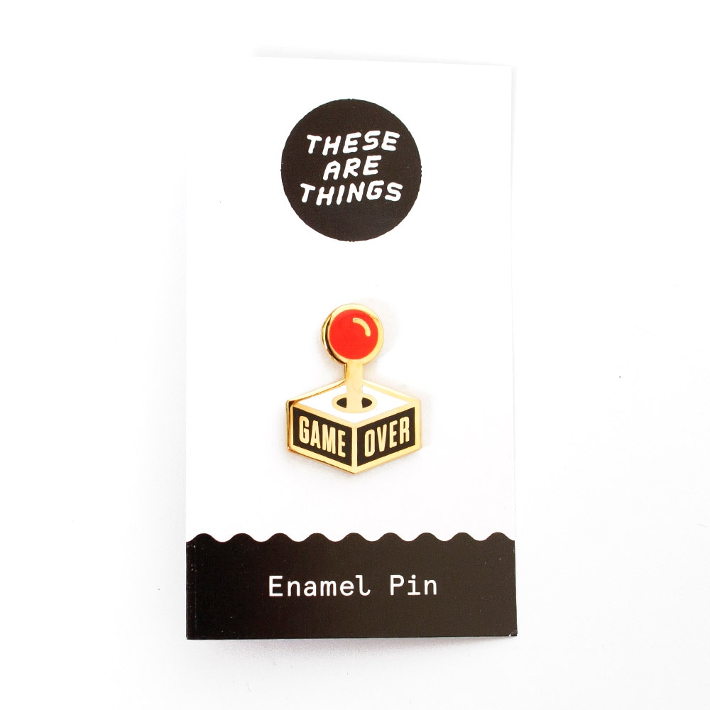 These Are Things, Enamel Pin, Joystick